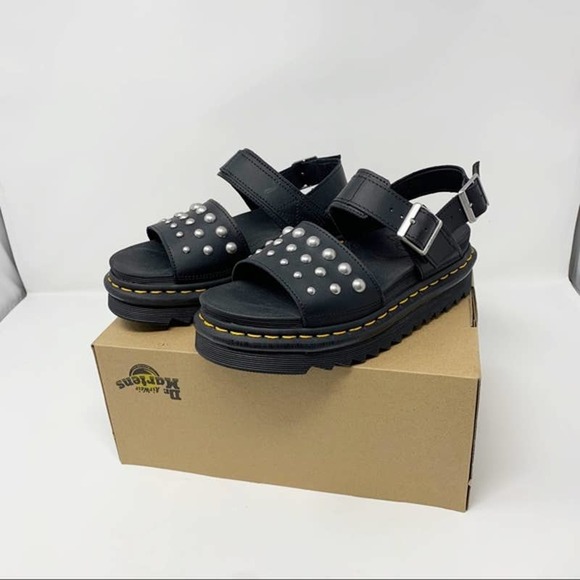 Dr. Martens Shoes - Dr. Martens Voss Leather Studded Sandals 7